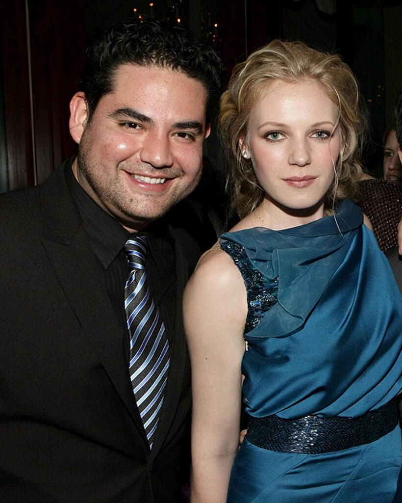 Juan Gabriel Pareja and Emma Bell at the 2011 InStyle and Warner Bros. 68th Annual Golden Globe Awards party in California.
