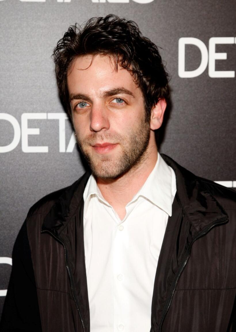 B.J. Novak at the DETAILS magazine Mavericks 2008 issue cocktail party.