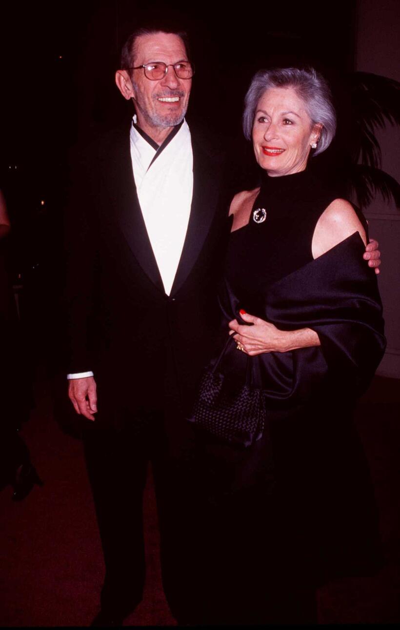 Leonard Nimoy and Guest at the 1998 American Film Institute Life Achievement Award Salute to Robert Wise.