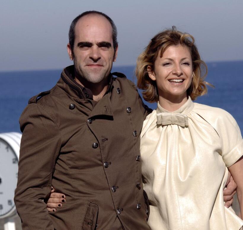 Luis Tosar and Najwa Nimri at the photocall of "Las Vidas de Celia" during the 54th San Sebastian Film Festival.