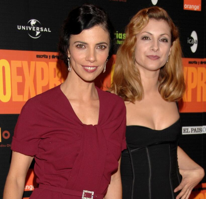 Maribel Verdu and Najwa Nimri at the photocall of "Oviedo Express."