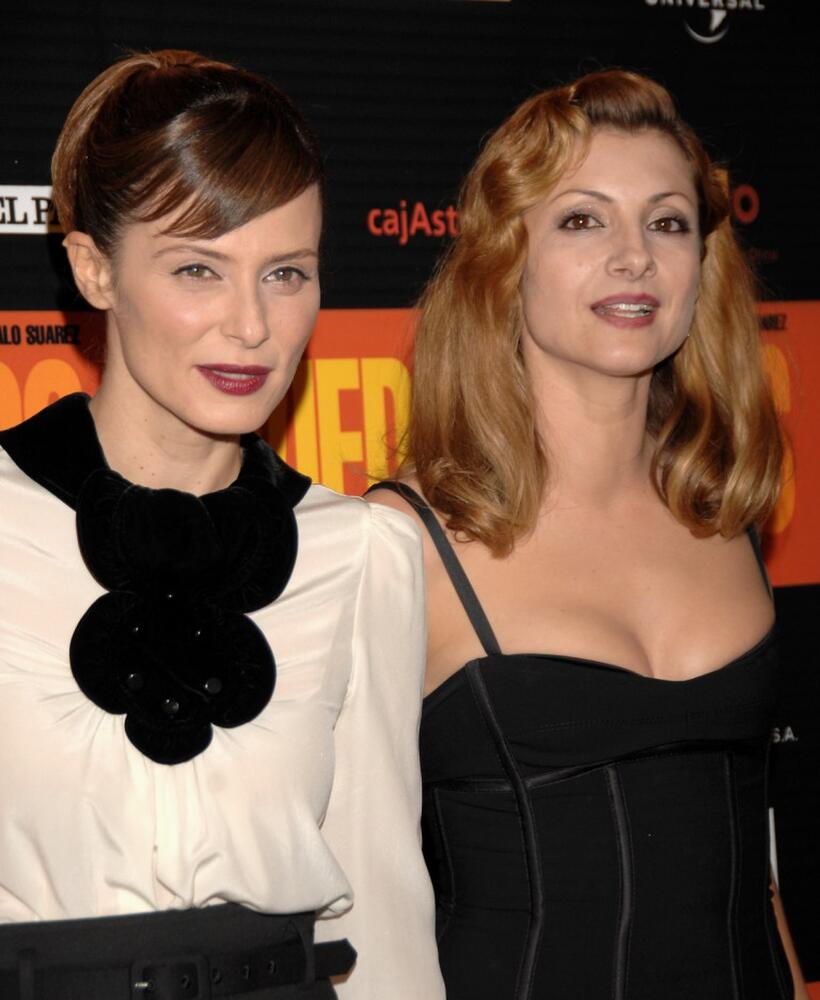 Aitana Sanchez Gijon and Najwa Nimri at the photocall of "Oviedo Express."