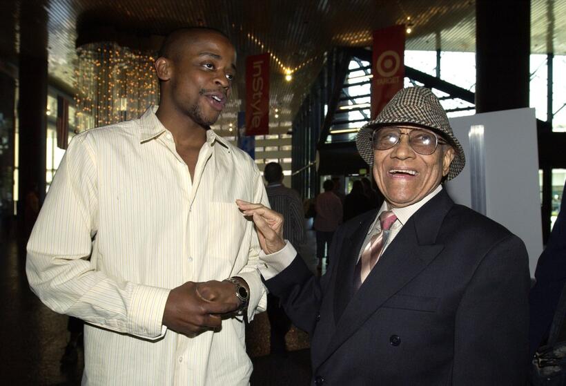 Dule Hill and Fayard Nicholas at the screening of "Tap Heat" during the Los Angeles Film Festival.