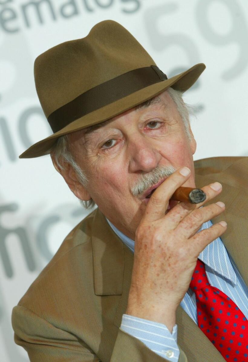 Philippe Noiret at the 59th Venice Film Festival.