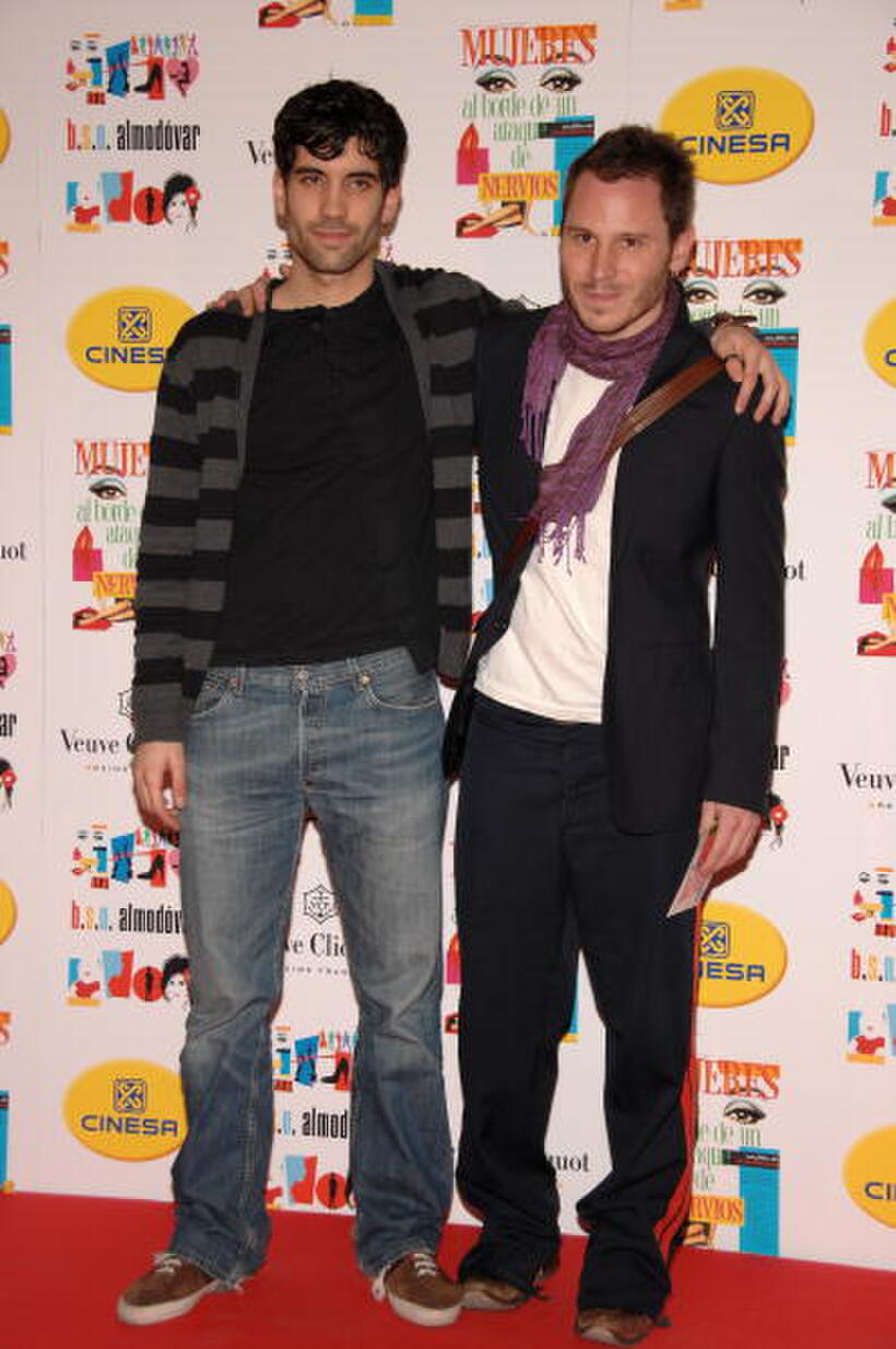 Tamar Novas and Ruben Ochandiano at the screening of "Women on the Verge of a Nervous Breakdown."