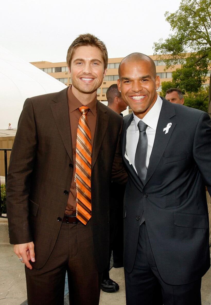 Eric Winter and Amaury Nolasco at the 2007 NCLR ALMA Awards.