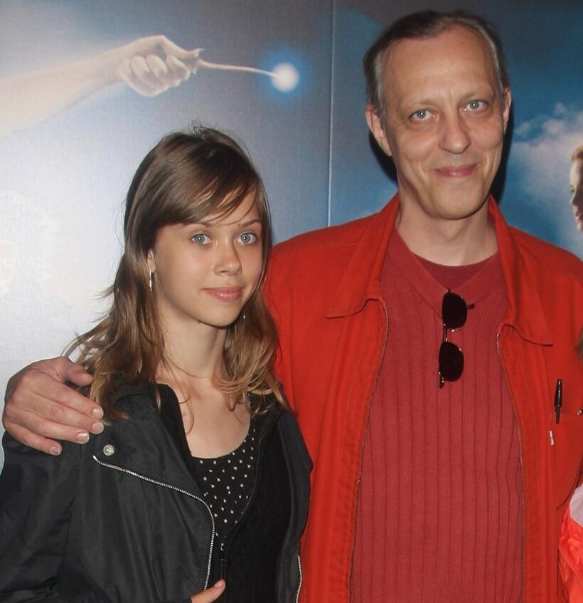 Aghata Novembre and Tom Novembre at the premiere of "Harry Potter and the order of the phoenix."
