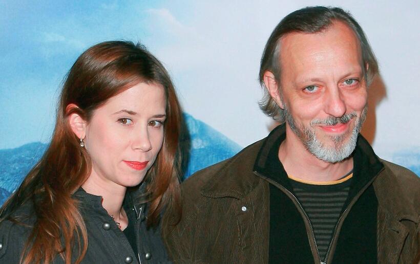 Valentine and Tom Novembre at the premiere of "Harry Potter And The Goblet Of Fire."