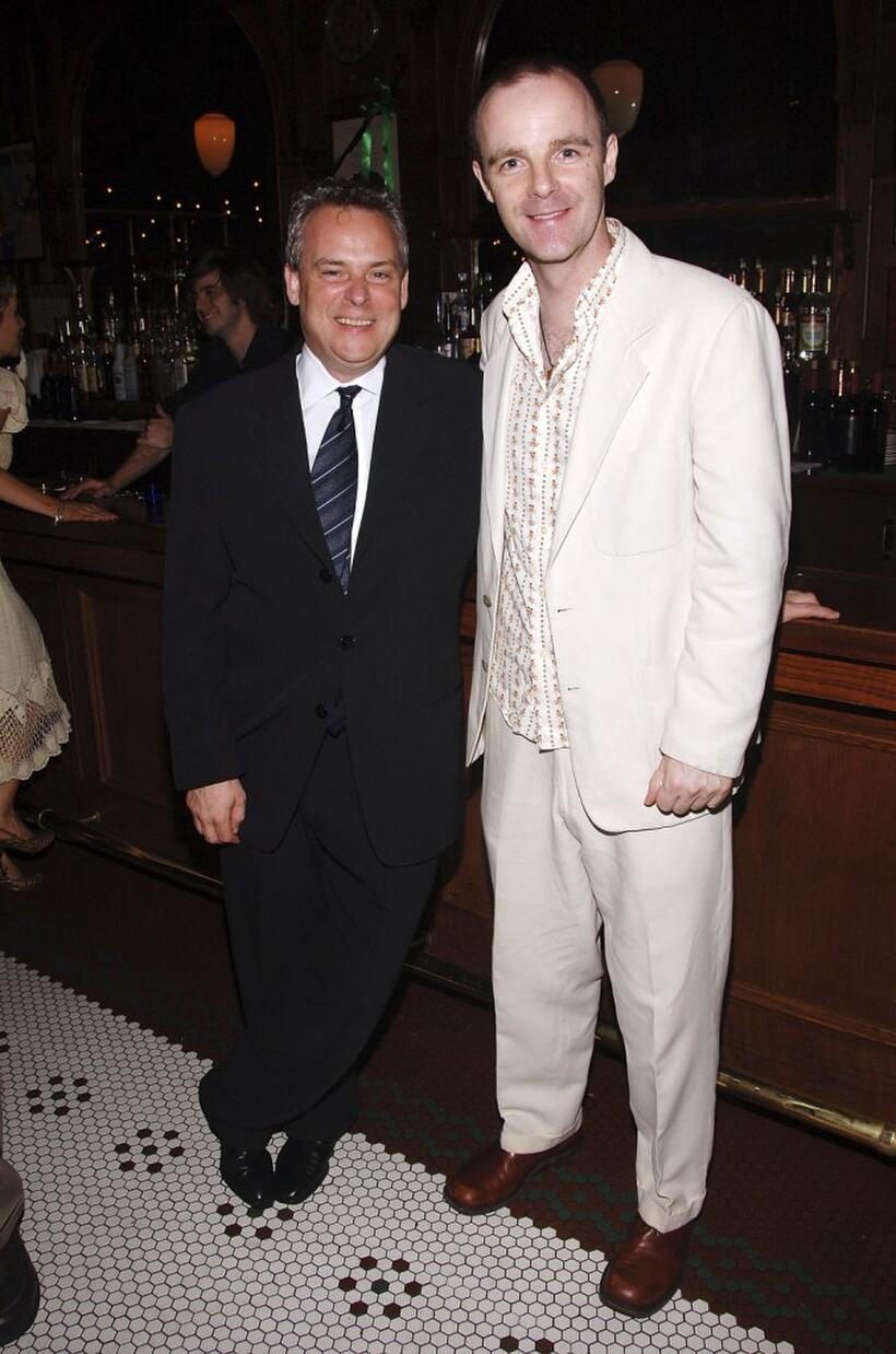Doug Hughes and Brian F. O'Byrne at the Lincoln Center Theater opening night celebration of "The House In Town."