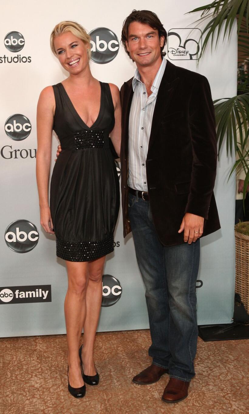 Jerry O'Connell and Rebecca Romijn at the 2007 ABC All Star Party.