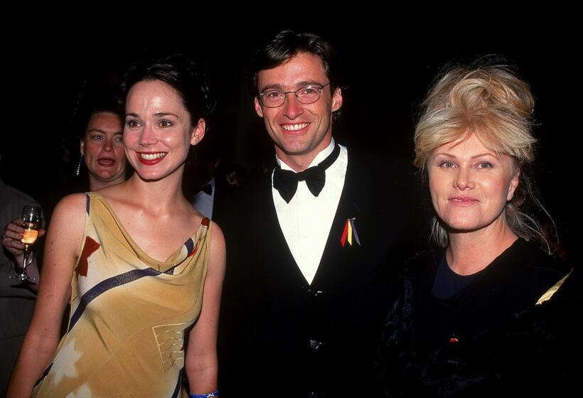 Frances O'Connor, Hugh Jackman and Deborra-Lee Furness at the Australian Film Industry Awards.