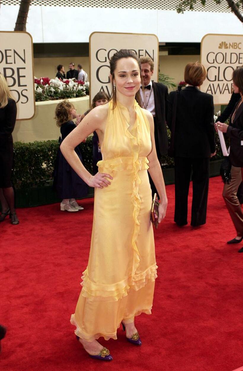 Frances O'Connor at the 58th Annual Golden Globe Awards.