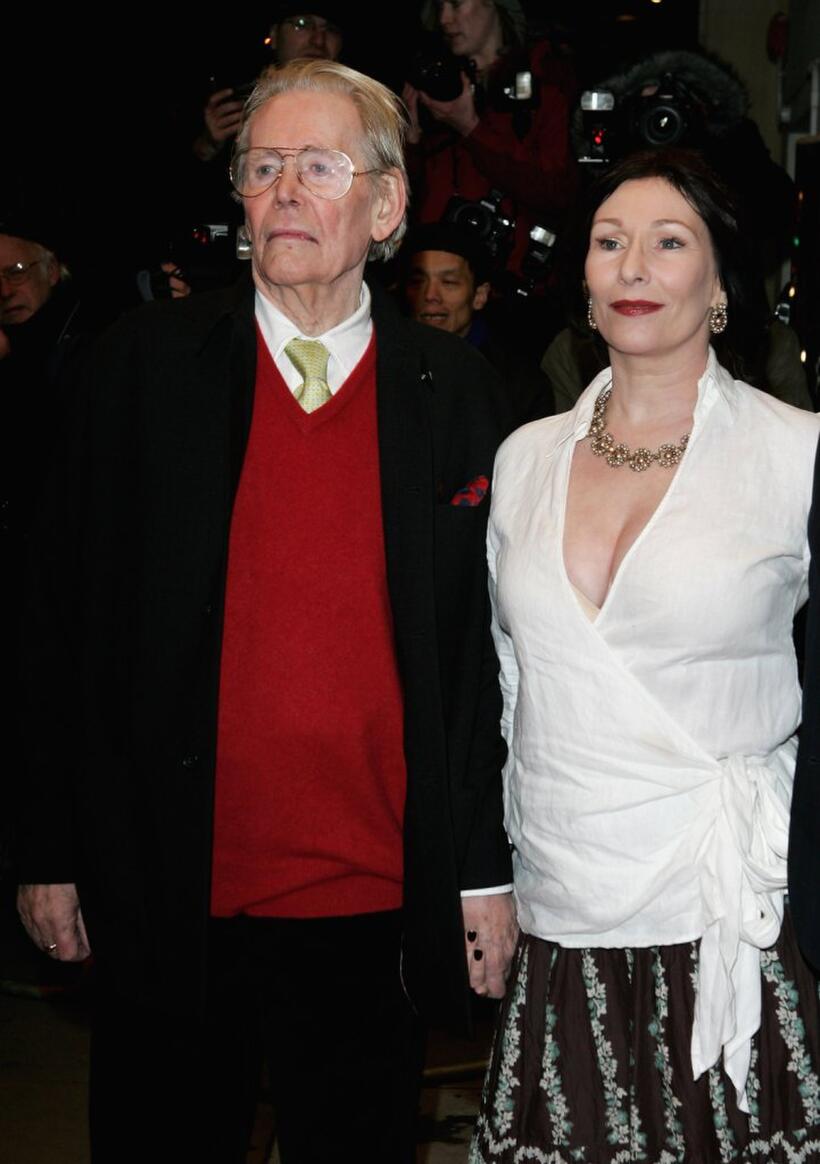 Peter O'Toole and his daughter Kate O'Toole at the Gala Screening of "Venus."