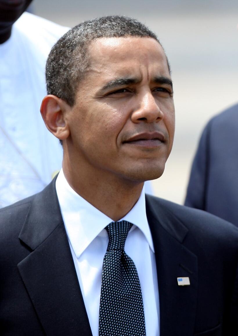 Barack Obama at the meeting of G8 in L'Aquila, Italy.
