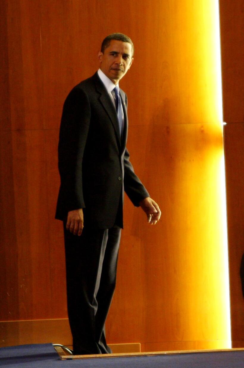 Barack Obama at the G8 L'Aquila Summit.