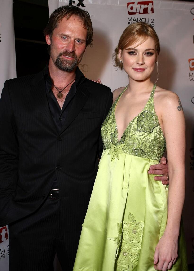 Jeffrey Nordling and Alexandra Breckenridge at the 2nd season premiere screening of "Dirt."