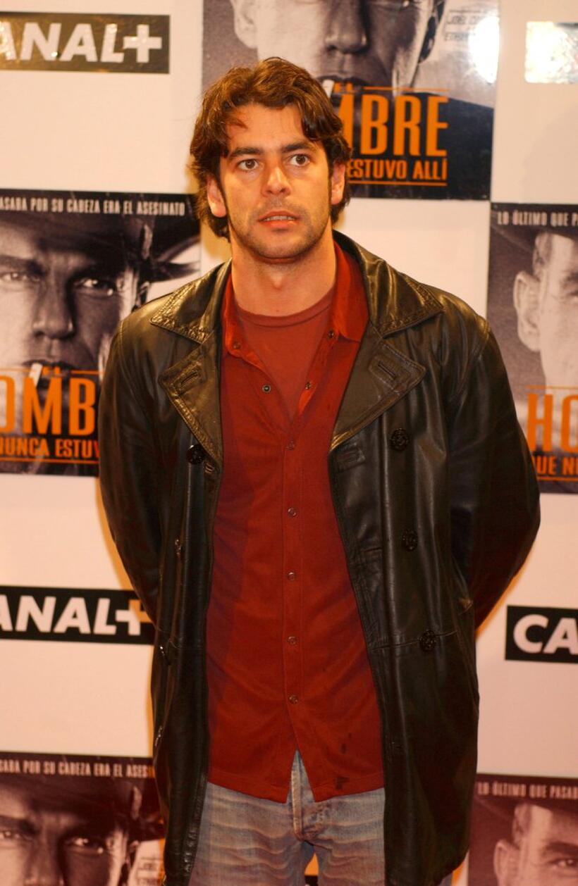 Eduardo Noriega at the premiere of "The Man Who Wasn''t There."