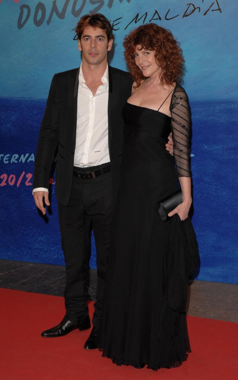 Eduardo Noriega and Susu Pecoraro at the closing Ceremony of 55th San Sebastian International Film Festival.