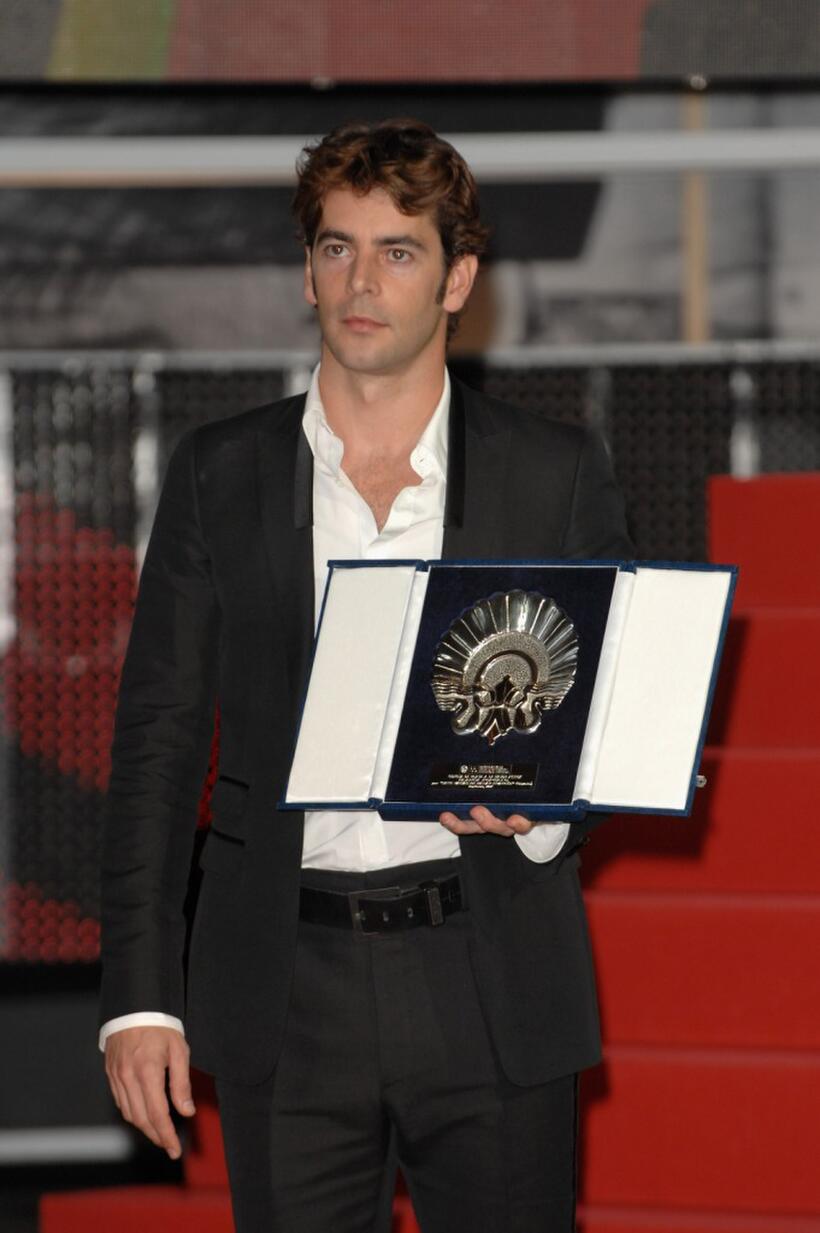 Eduardo Noriega at the closing Ceremony of 55th San Sebastian International Film Festival.