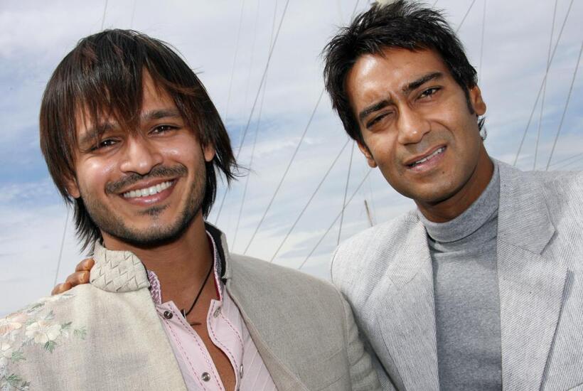 Vivek Oberoi and Ajay Devgan at the 59th edition of the Cannes Film Festival.