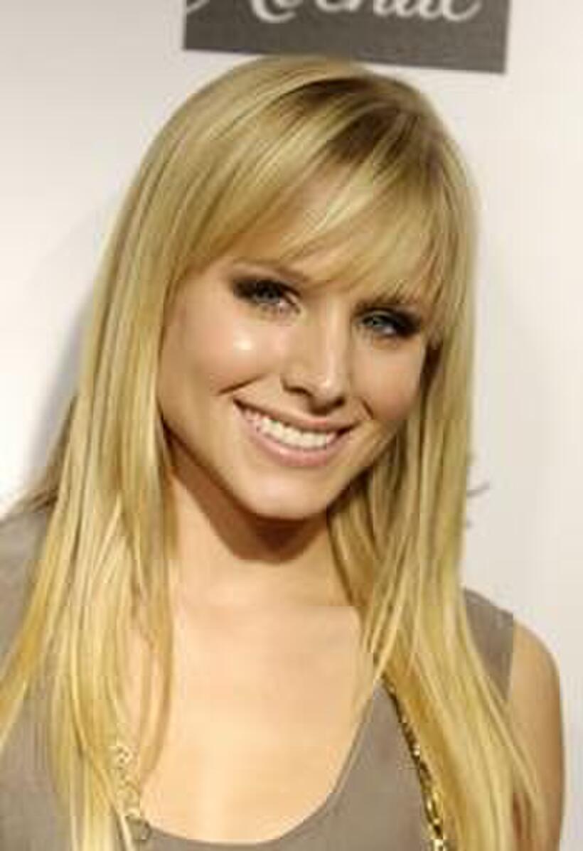 Kristen Bell at the Saks Fifth Avenue cocktail party welcoming Christian Louboutin to the West Coast in Hollywood.