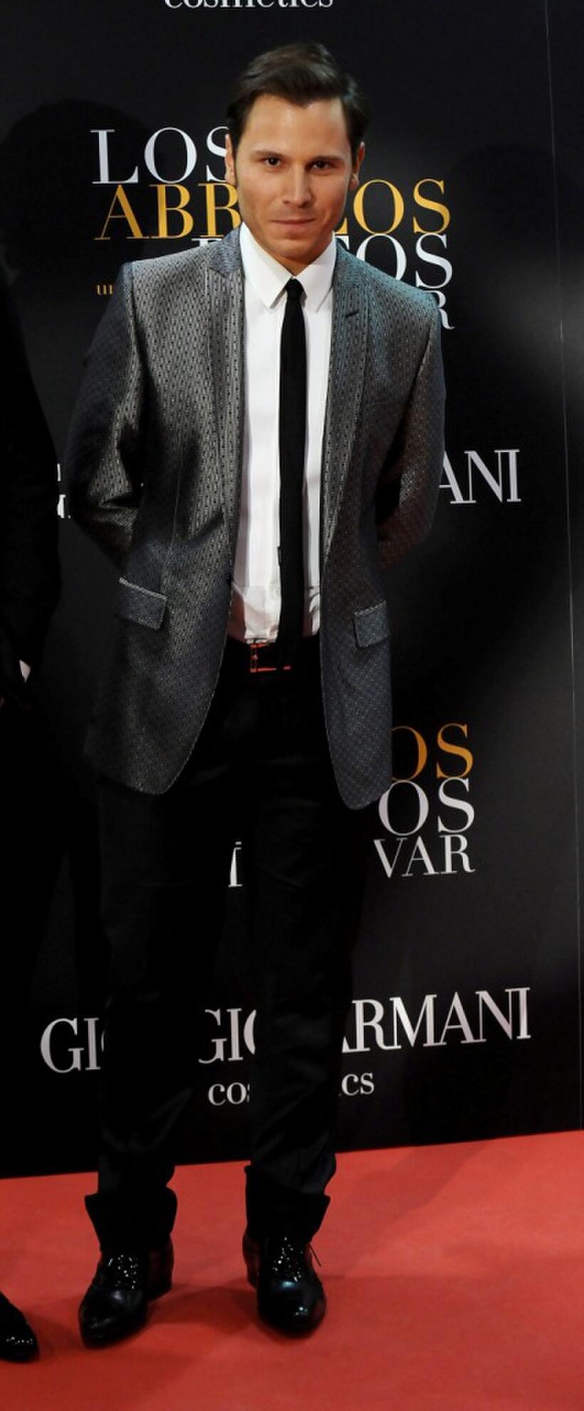 Ruben Ochandiano at the premiere of "Los Abrazos Rotos."