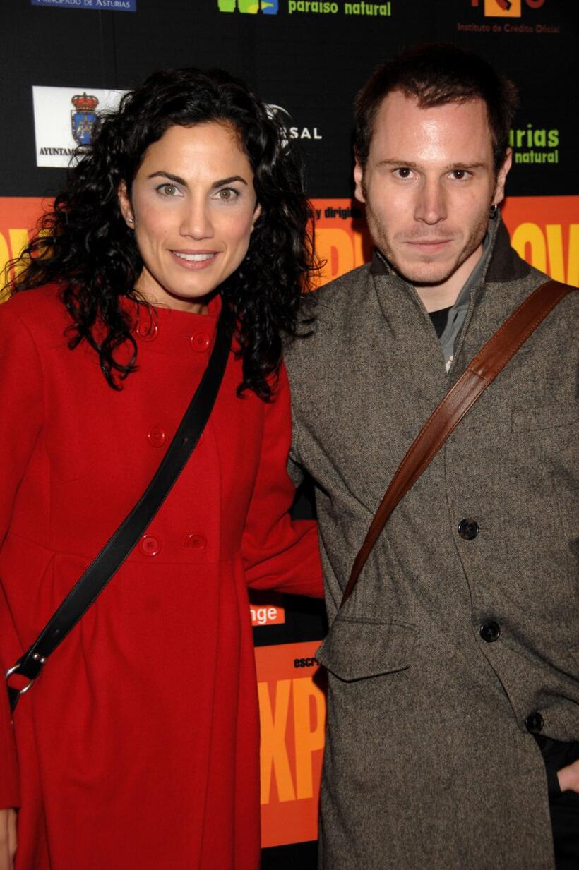 Toni Acosta and Ruben Ochandiano at the Madrid premiere of "Caotica Ana."