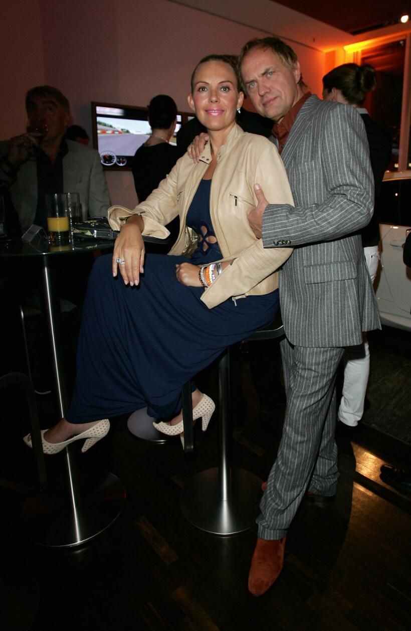 Natascha Ochsenknecht and Uwe Ochsenknecht at the BMW X6 car presentation.
