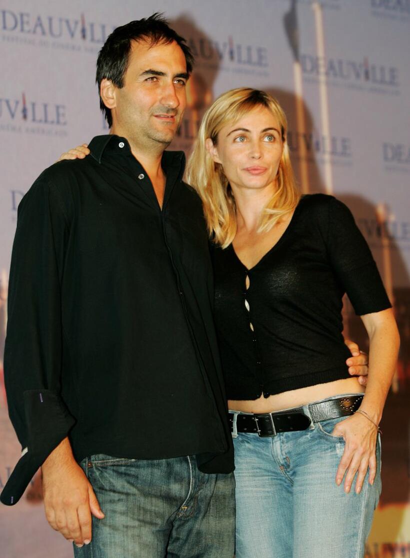 Emmanuelle Beart and Manuel Pradal at the photocall of "A Crime" at the 32nd Deauville Festival of American Film.