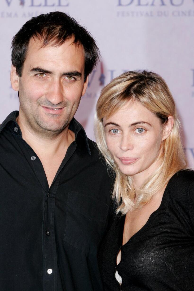 Emmanuelle Beart and Manuel Pradal at the photocall of "A Crime" at the 32nd Deauville Festival of American Film.