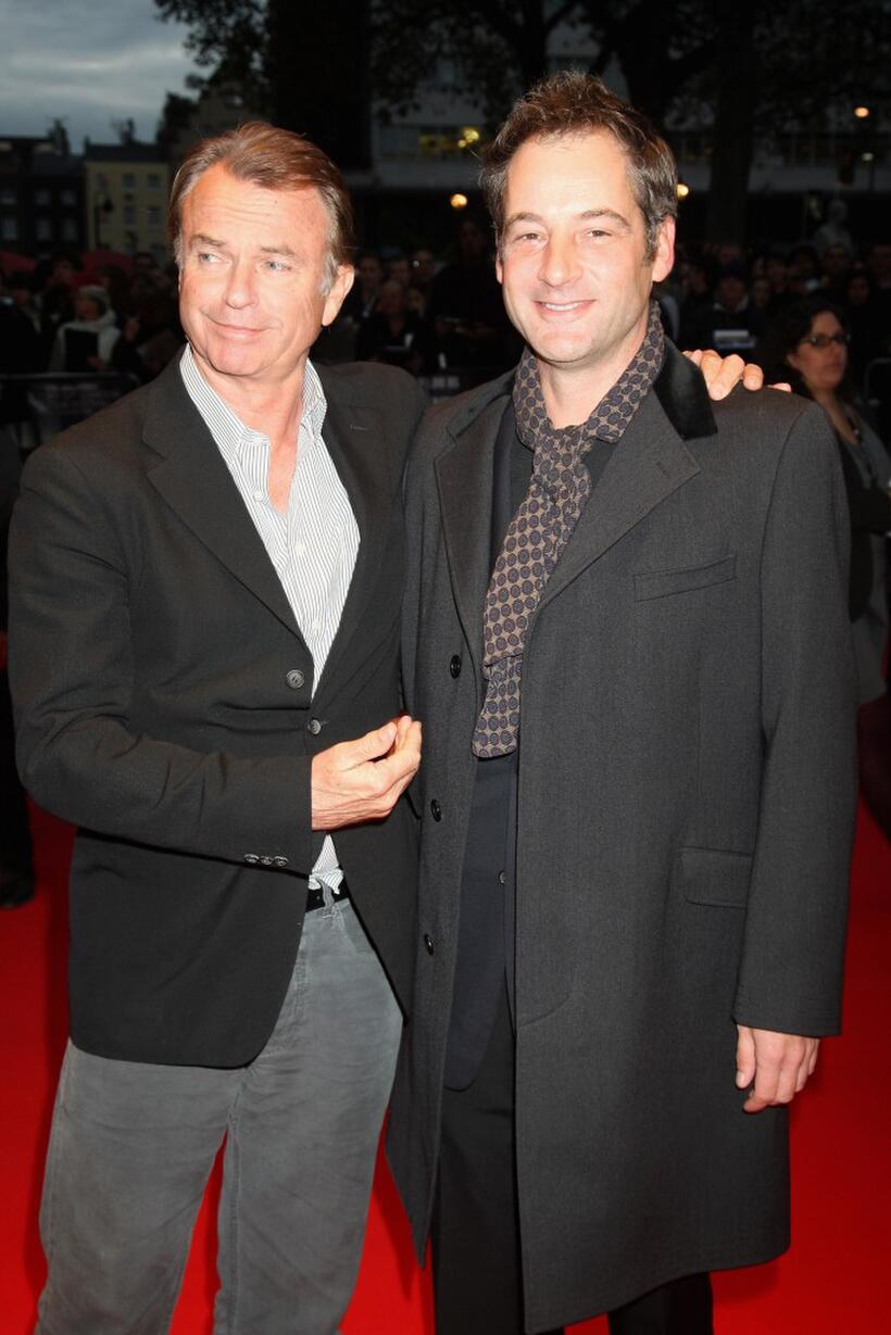 Sam Neil and Jeremy Northam at the BFI 52 London Film Festival.