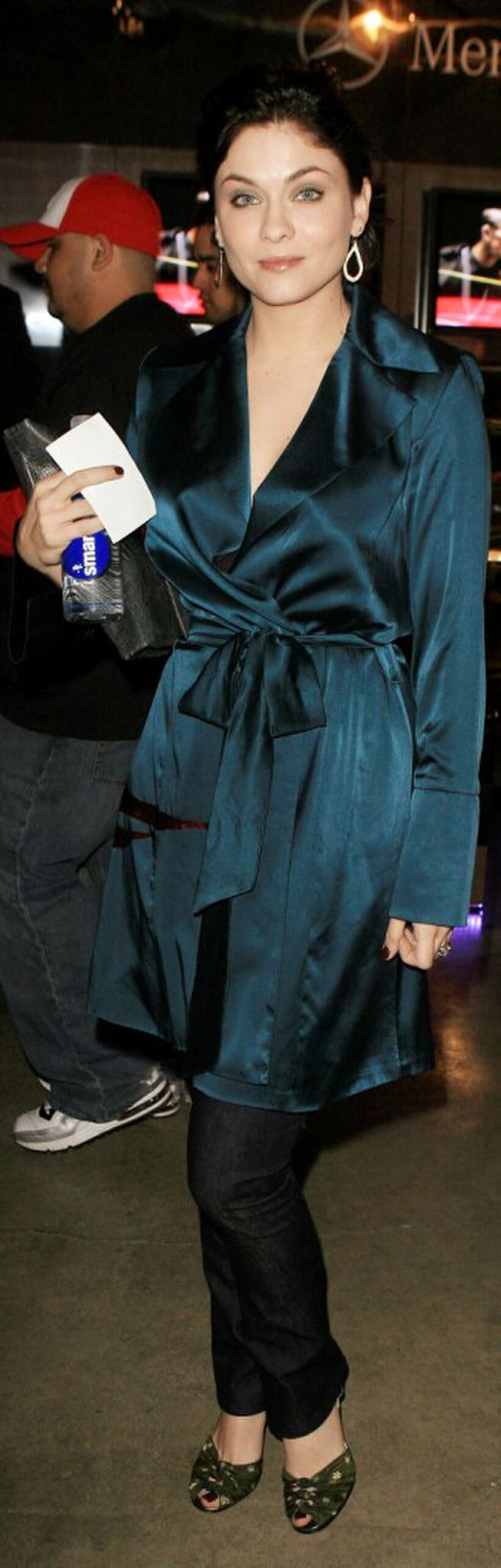 Jodi Lyn O'Keefe at the Mercedes-Benz Fashion Week.