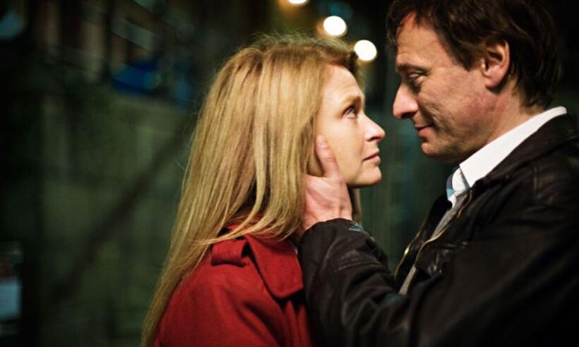 Lena Endre and Michael Nyqvist in "The Girl with the Dragon Tattoo."