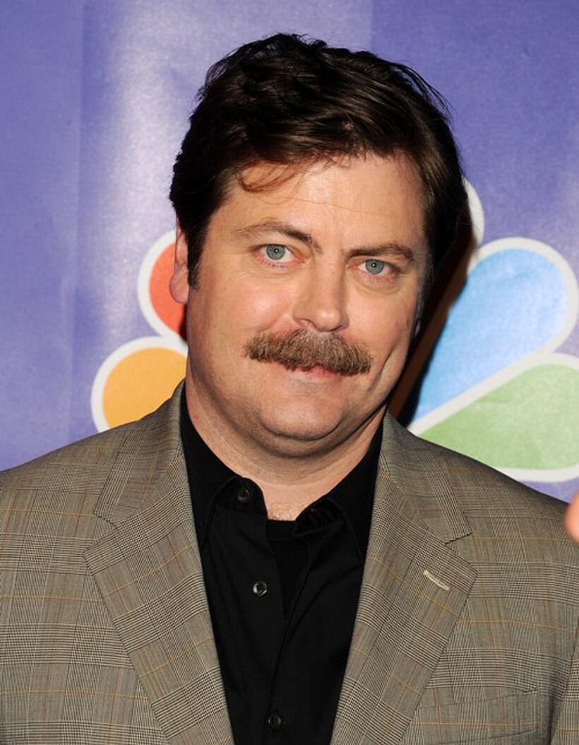 Nick Offerman at the 2010 NBC Upfront presentation.
