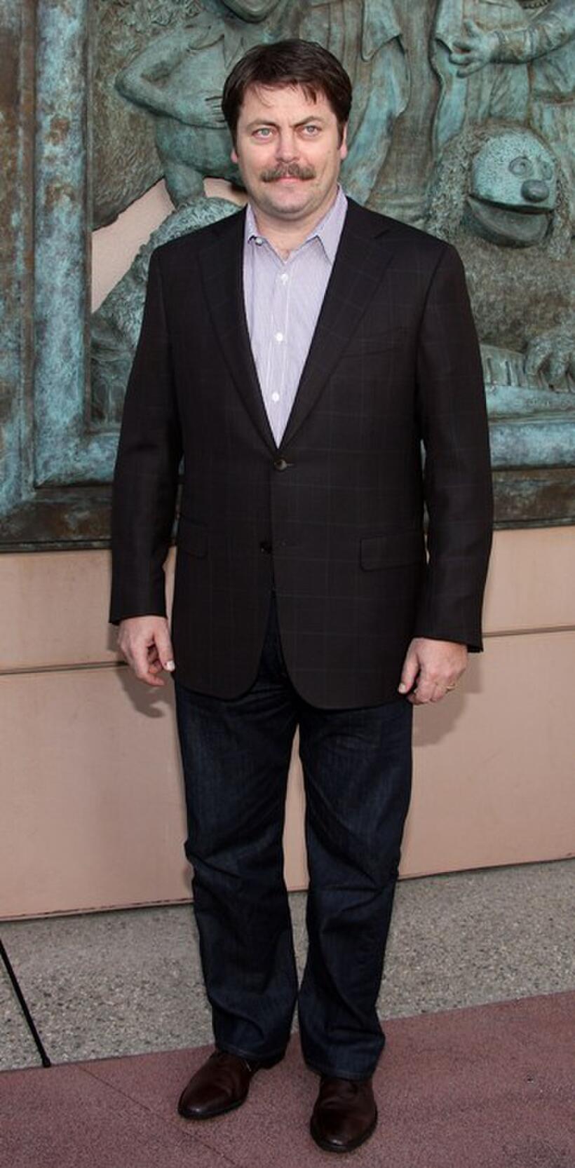 Nick Offerman at the screening of "Parks and Recreation."
