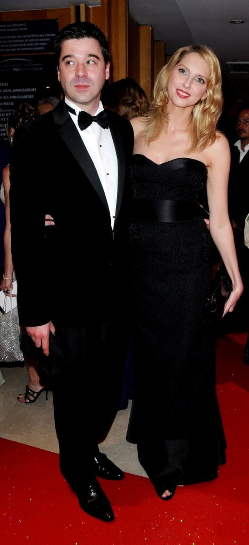 Frederique Bel and Guest at the Opening Ceremony Dinner during the 62nd International Cannes Film Festival.