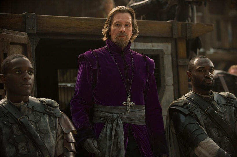 Gary Oldman as Father Solomon in "Red Riding Hood."
