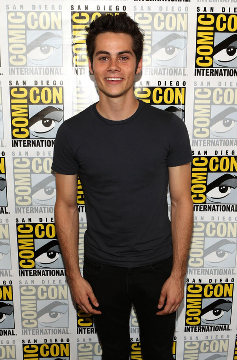 Dylan O'Brien at the MTV's "Teen Wolf" press room during the Comic-Con International 2012 in California.