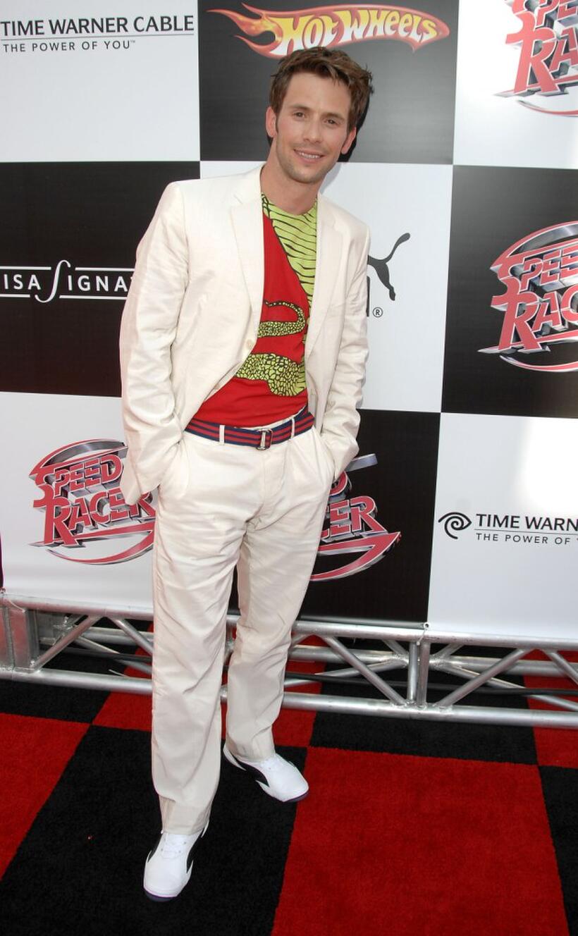Christian Oliver at the premiere of "Speed Racer."