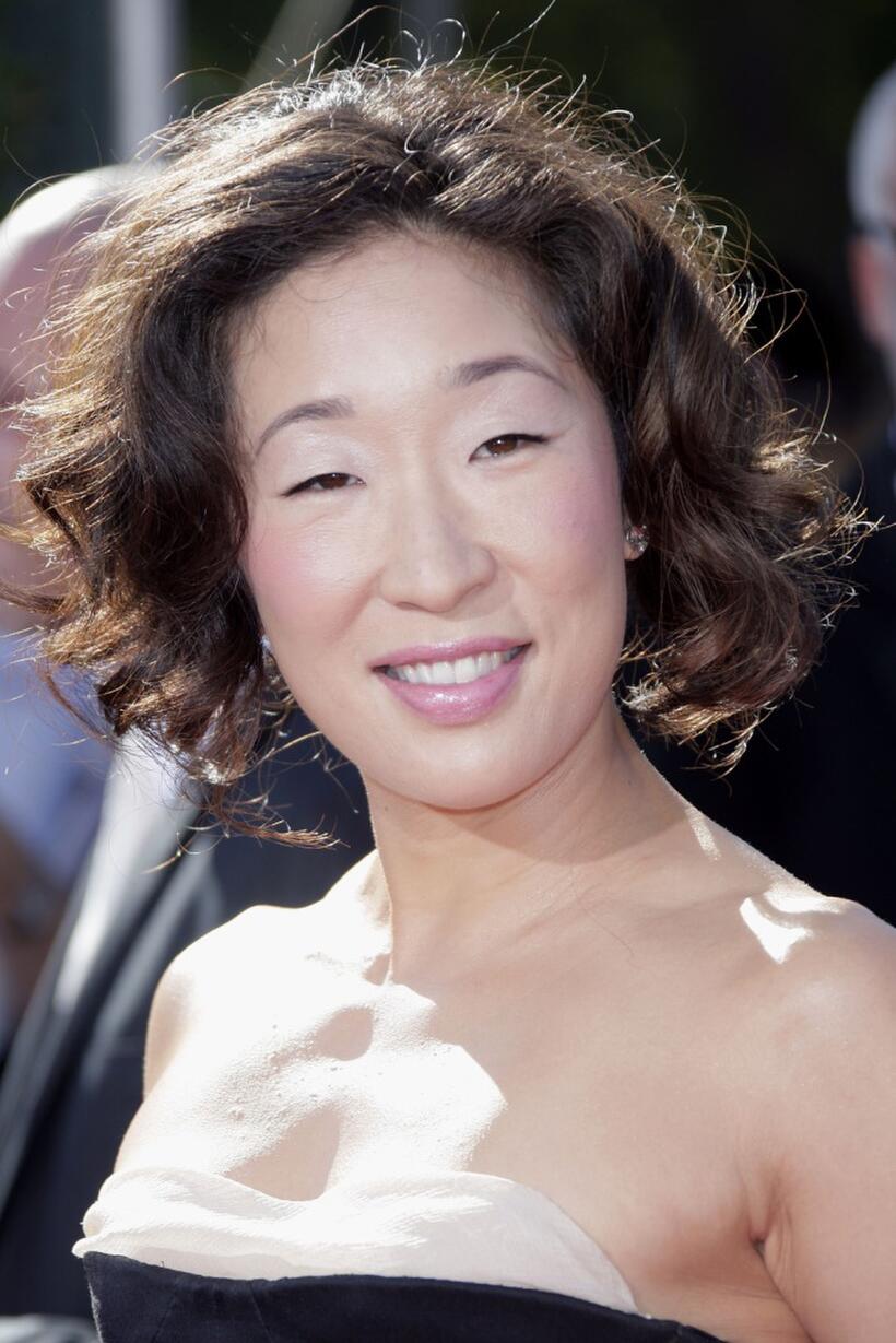 Sandra Oh at the 59th Annual Emmy Awards.