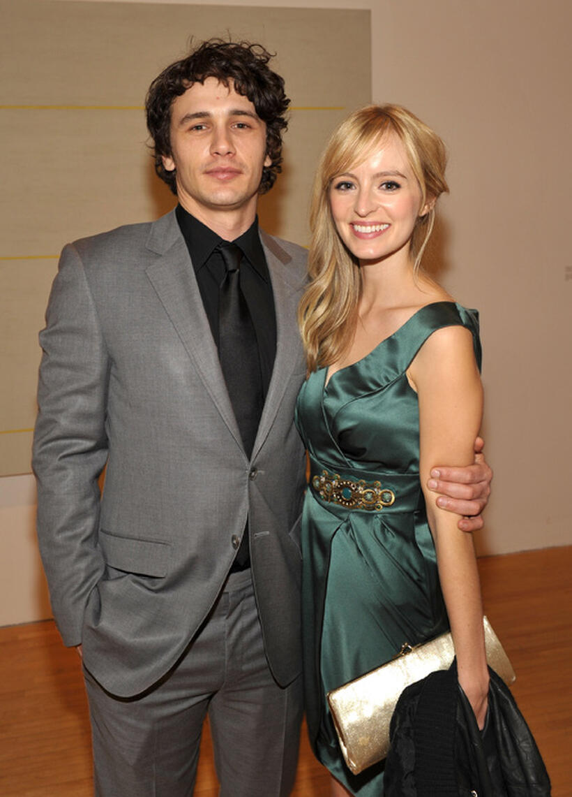 James Franco and Ahna O'Reilly at the MOCA NEW 30th Anniversary Gala in California.