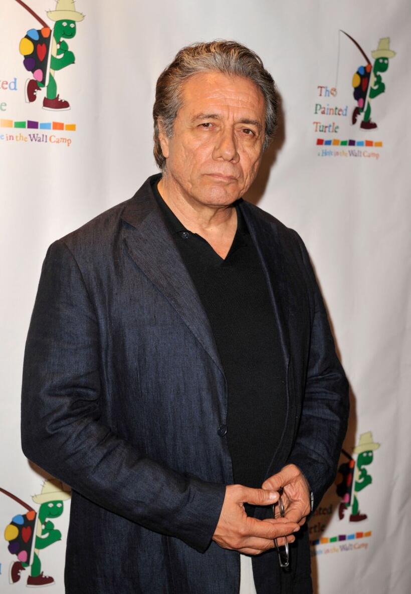 Edward James Olmos at the reading of "The World Of Nick Adams."