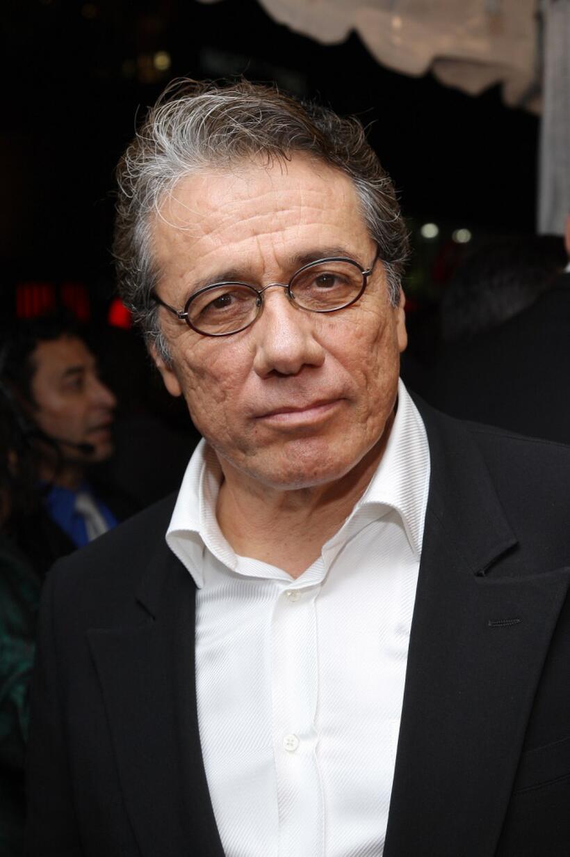 Edward James Olmos at the New York premiere of "American Gangster".