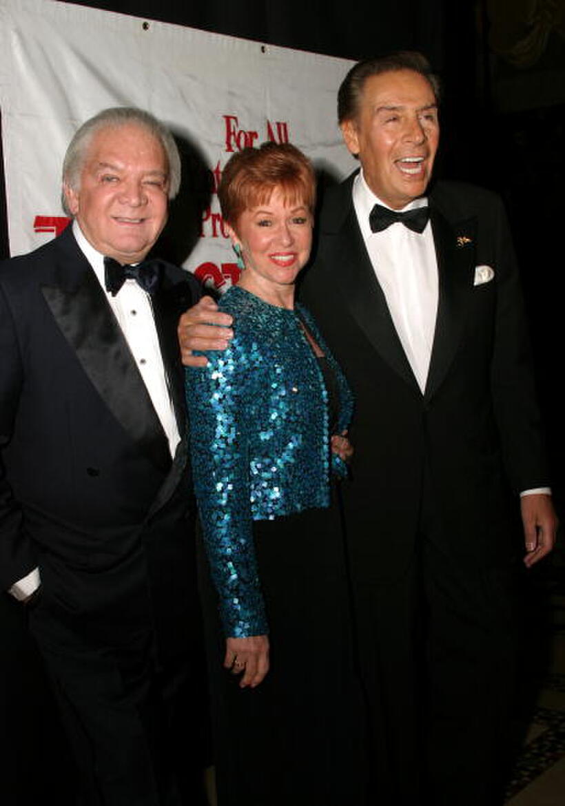 Producer Marty Richards, Mrs. Orbach and Jerry Orbach at the Actor's Fund Annual Gala Dinner and Tribute.