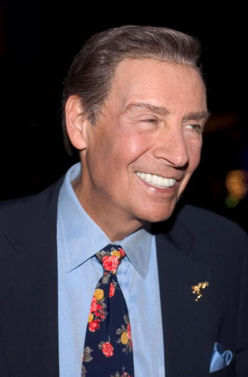 Jerry Orbach at the party for cast members of all three "Law & Order" shows.