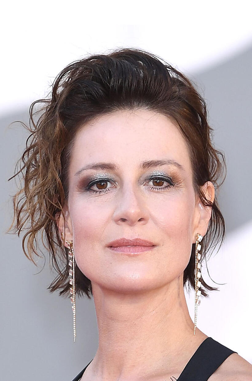 Maja Ostaszewska at the "Never Gonna Snow Again" red carpet during the 77th Venice Film Festival.