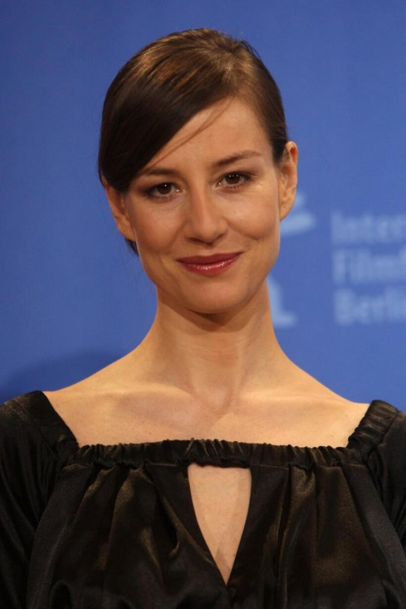 Maja Ostaszewska at the photocall of "Katyn" during the 58th Berlinale International Film Festival.