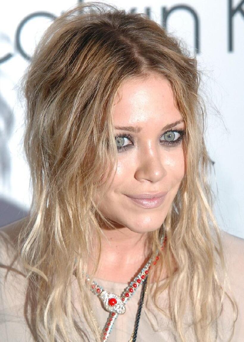 Mary-Kate Olsen at the presentation of Calvin Kleins new collection.