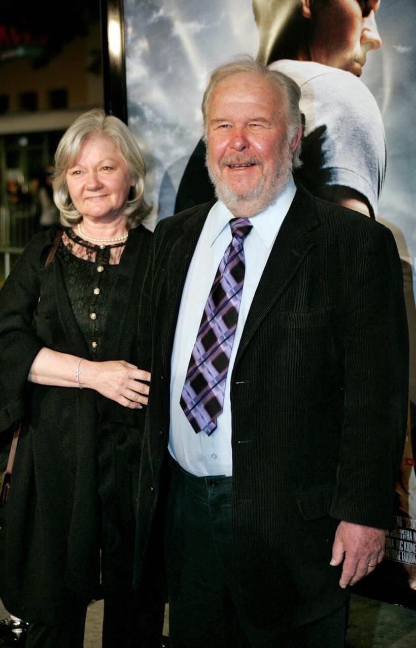 Ned Beatty and his wife Sandra Johnson at the California premiere of "Shooter".