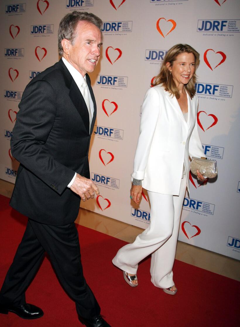 Warren Beatty and Annette Bening at the Juvenile Diabetes 4th Annual Gala Event.